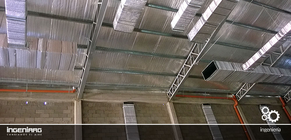 Aislación de conductos y preparación para ensayo de fuga.