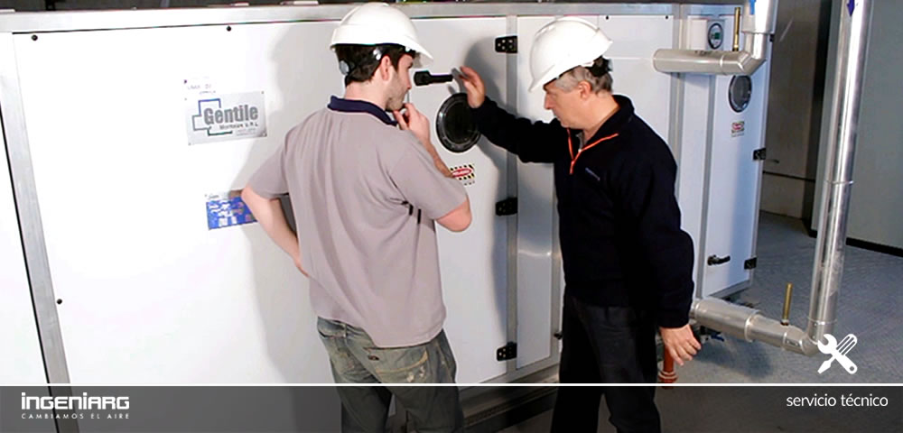 Verificación de manejadora de aire.